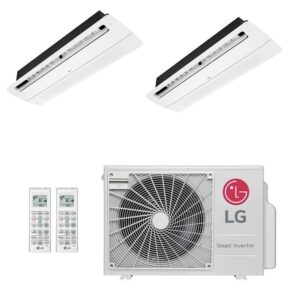 Ar Condicionado Cassete 1 Via Inverter 18.000 BTUs LG com 2 Evaporadoras