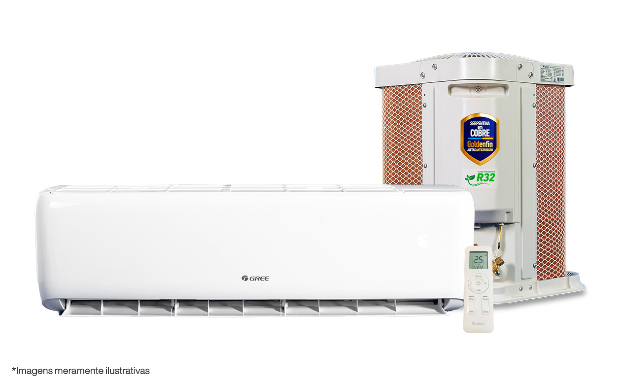 Ar Condicionado Split Hi Wall Inverter 12.000 BTUs Gree G-Top Auto