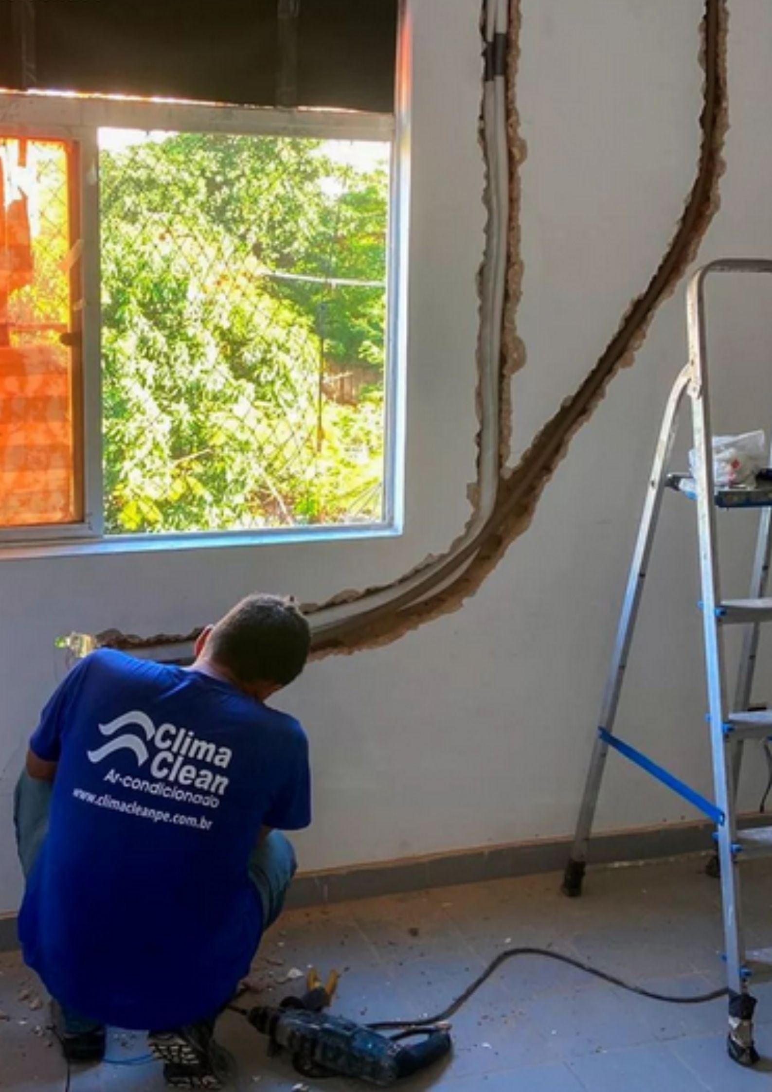Clima Clean - Obra de pequeno porte de ar-condicionado - reforça ou construção 2