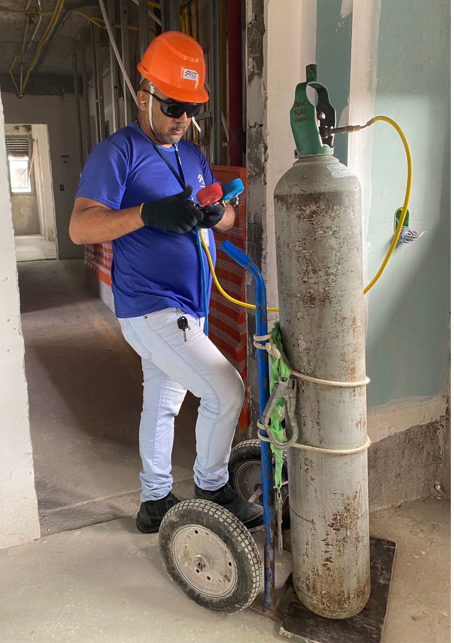 Clima Clean - Obra de médio e grande porte de ar-condicionado - reforça ou construção 04