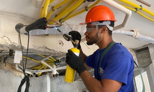 Clima Clean - Obra de médio e grande porte de ar-condicionado - reforça ou construção 05