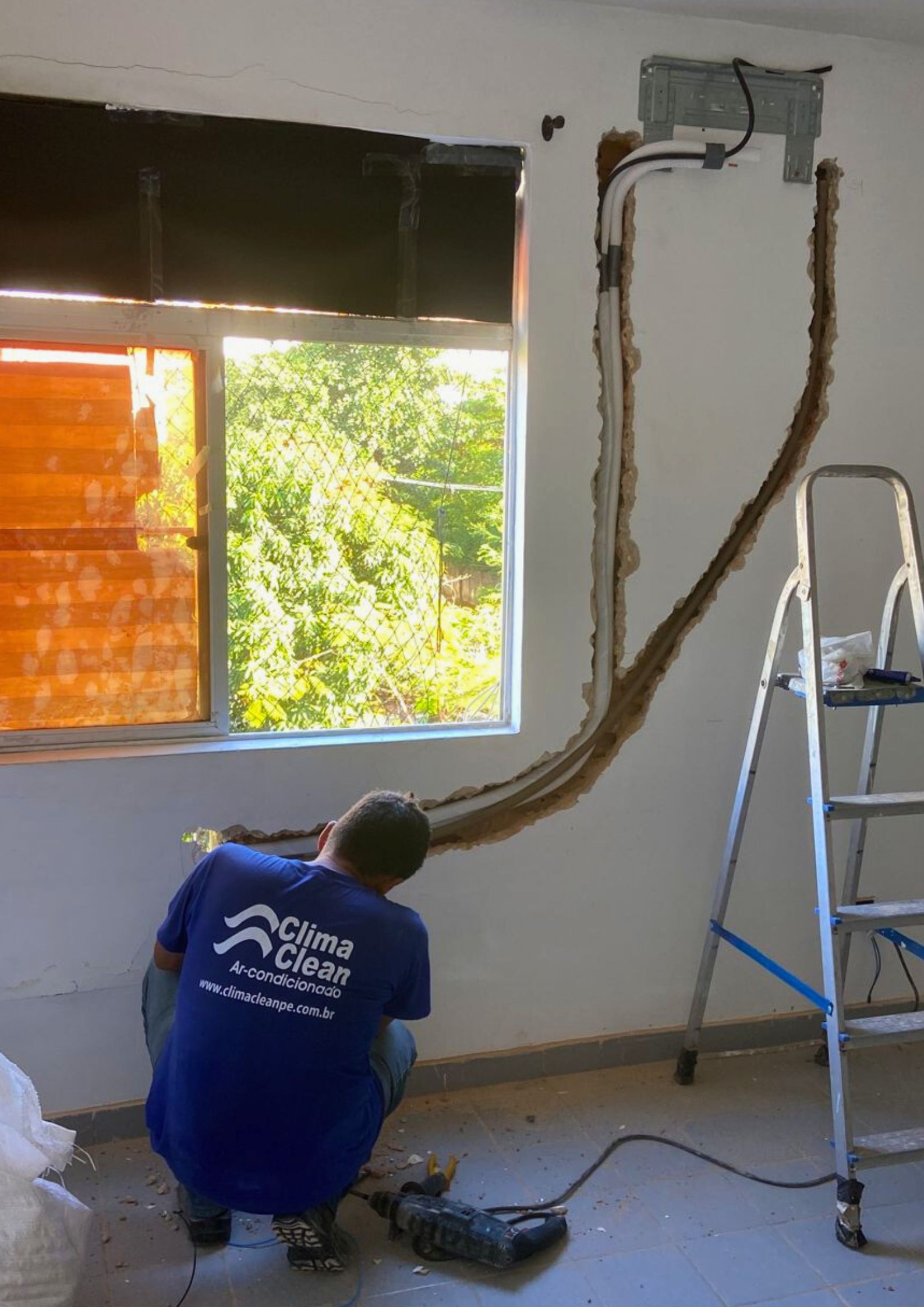Clima Clean - Obra de pequeno porte de ar-condicionado - reforça ou construção 6